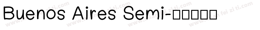 Buenos Aires Semi字体转换